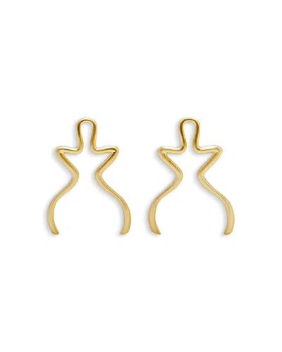 Cult Gaia Valma Drop Earrings In Gold