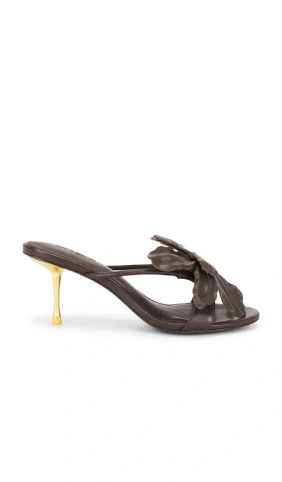 Cult Gaia Valoria Sandal In Burgundy