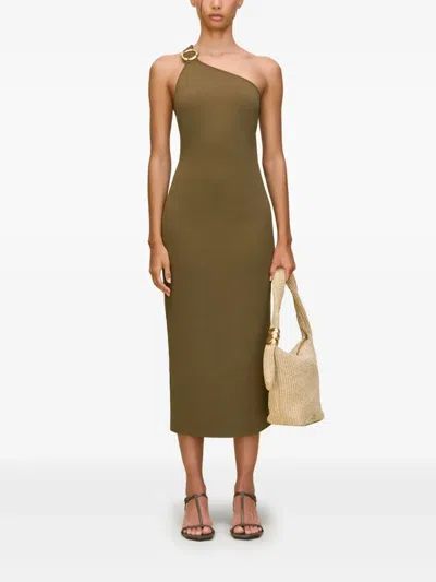 Cult Gaia Vance Dress In Green