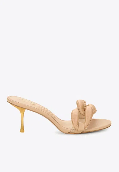 Cult Gaia Vaneya 70 Interlocking Strap Sandals