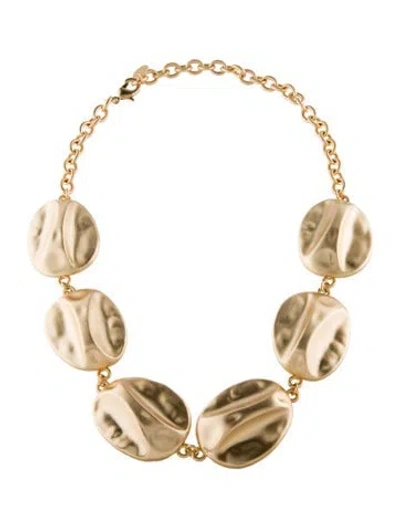 Pre-owned Cult Gaia Veda Statement Choker Necklace, 19" In Multi