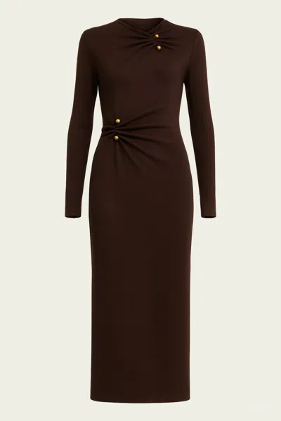 Cult Gaia Vera Dress In Java In Brown