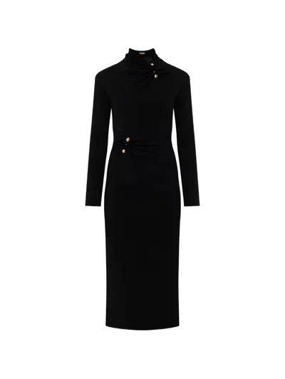 Cult Gaia Vera Knit Dress In Black