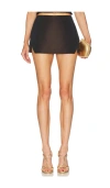 Cult Gaia Vesper Skort In Black