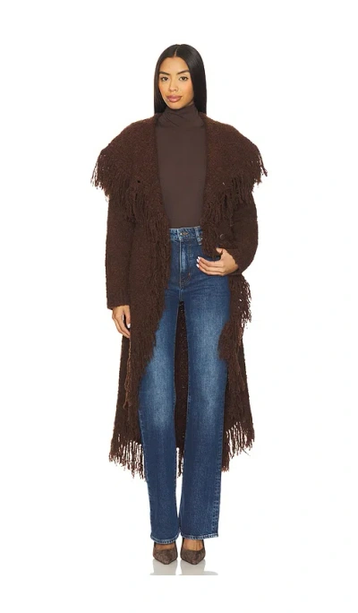 Cult Gaia Victoria Duster In Brown