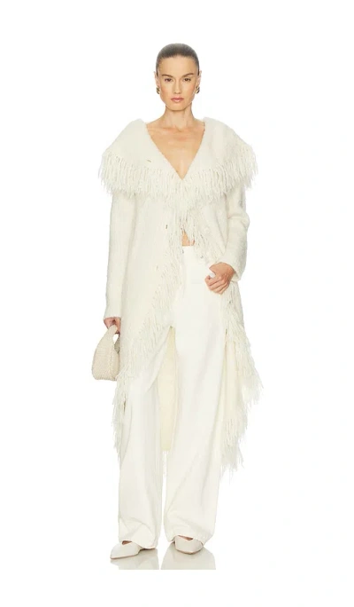 Cult Gaia Victoria Duster In White