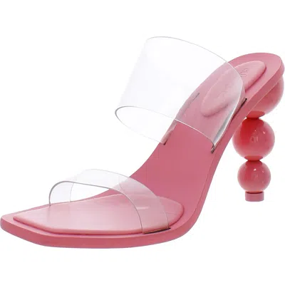 Cult Gaia Vita Womens High Heel Open Toe Heels In Pink