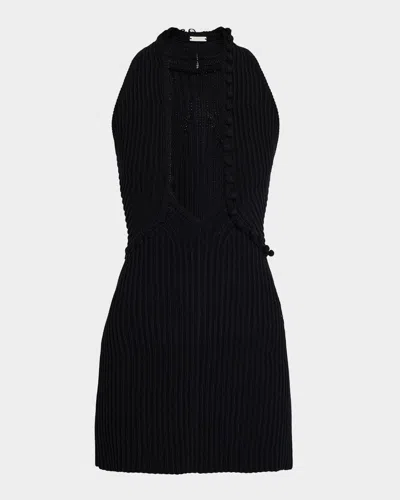 Cult Gaia Vivienne Knit Dress In Black