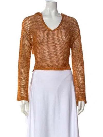 Pre-owned Cult Gaia V-neck Sweater