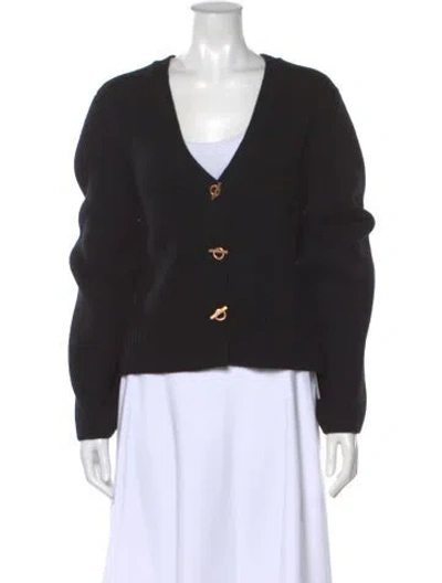 Pre-owned Cult Gaia V-neck Sweater W/ Tags In Black