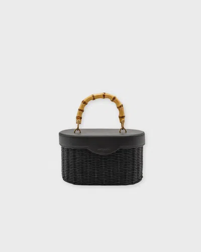 Cult Gaia Bag Gwyneth Top Handle In Black