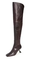 Cult Gaia Wade Boots Espresso In Espresso