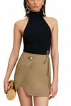 Cult Gaia Wake Knit Top In Black In Black