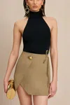 Cult Gaia Wake Knit Top In Black