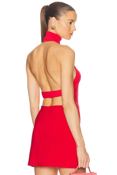 Cult Gaia Wake Knit Top In Lollipop