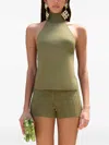 Cult Gaia Wake Top In Green