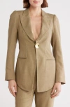 Cult Gaia Wanye One-button Blazer