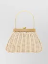 Cult Gaia Wicker Tote Bag Top Handle