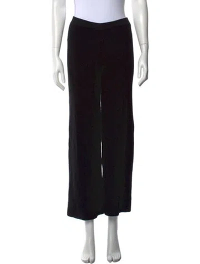 Pre-owned Cult Gaia Wide Leg Pants In Black