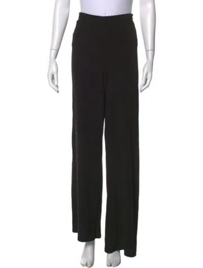 Pre-owned Cult Gaia Wide Leg Pants In Black