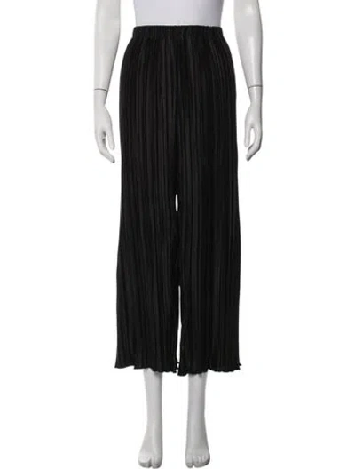 Pre-owned Cult Gaia Wide Leg Pants In Black
