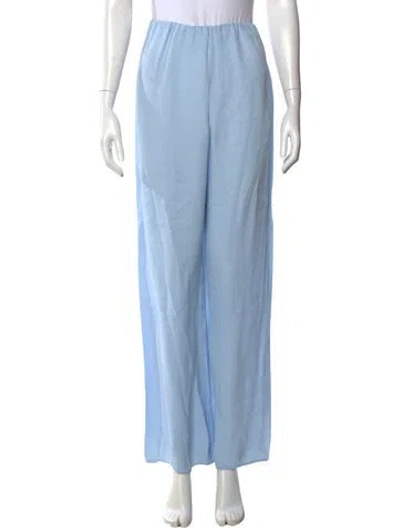 Pre-owned Cult Gaia Wide Leg Pants In Blue