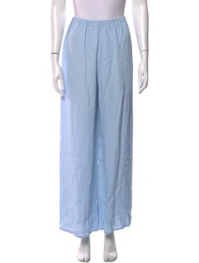 Pre-owned Cult Gaia Wide Leg Pants In Blue