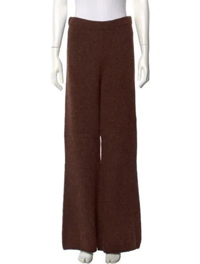 Pre-owned Cult Gaia Wide Leg Pants In Brown