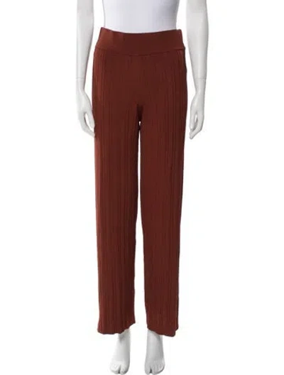 Pre-owned Cult Gaia Wide Leg Pants In Brown
