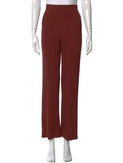 Pre-owned Cult Gaia Wide Leg Pants In Brown