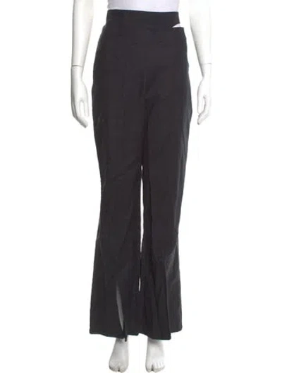 Pre-owned Cult Gaia Wide Leg Pants In Gray