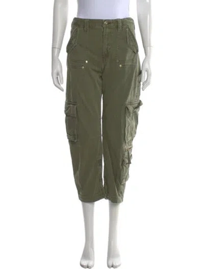 Pre-owned Cult Gaia Wide Leg Pants In Green