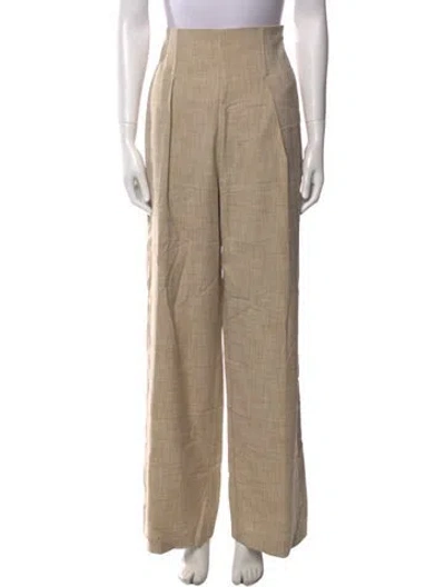 Pre-owned Cult Gaia Wide Leg Pants In Neutral