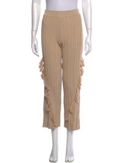 Pre-owned Cult Gaia Wide Leg Pants In Neutrals