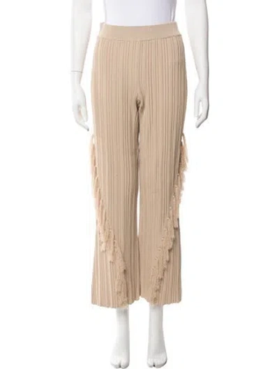 Pre-owned Cult Gaia Wide Leg Pants In Neutrals
