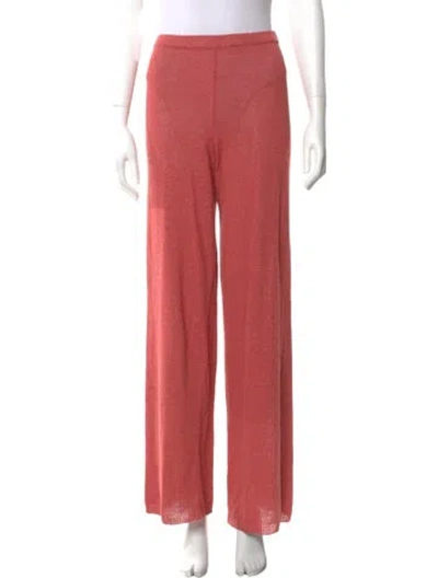Pre-owned Cult Gaia Wide Leg Pants In Orange