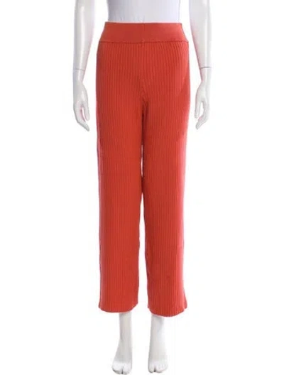 Pre-owned Cult Gaia Wide Leg Pants In Orange