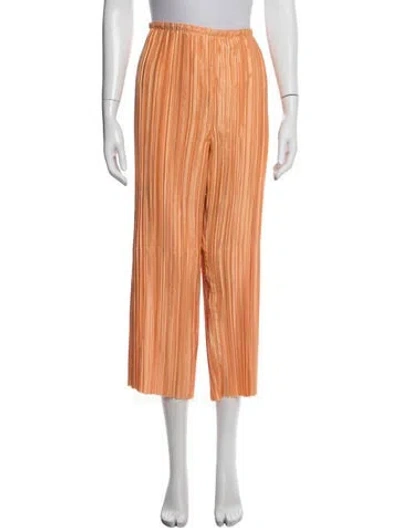 Pre-owned Cult Gaia Wide Leg Pants In Orange