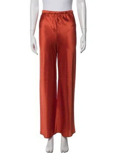 Pre-owned Cult Gaia Wide Leg Pants In Orange