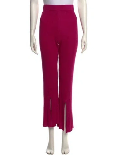 Pre-owned Cult Gaia Wide Leg Pants In Pink