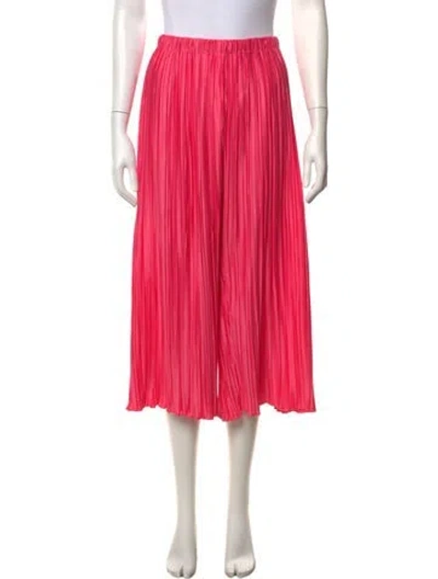 Pre-owned Cult Gaia Wide Leg Pants In Pink