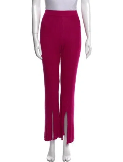 Pre-owned Cult Gaia Wide Leg Pants In Purple