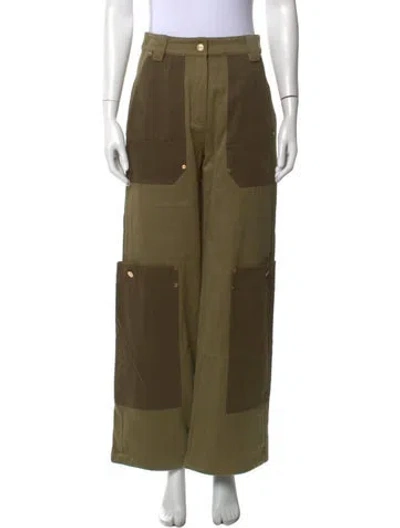 Pre-owned Cult Gaia Wide Leg Pants W/ Tags In Green