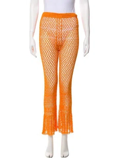 Pre-owned Cult Gaia Wide Leg Pants W/ Tags In Orange