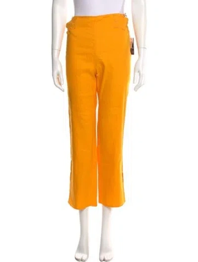 Pre-owned Cult Gaia Wide Leg Pants W/ Tags In Orange