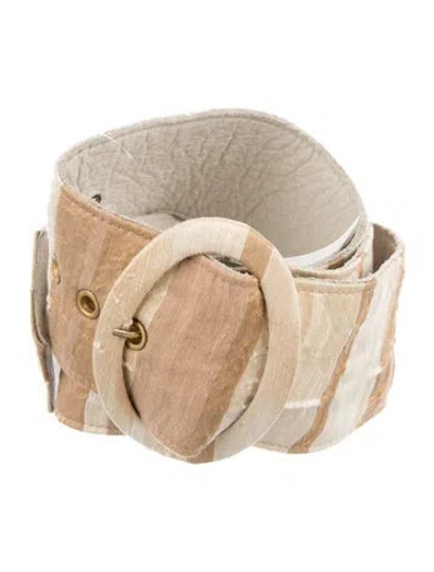 Pre-owned Cult Gaia Wide Waist Belt