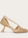 Cult Gaia Willa Pumps Natural In Neutrals