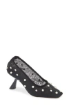 Cult Gaia Winnie Pearl Embellished Pump