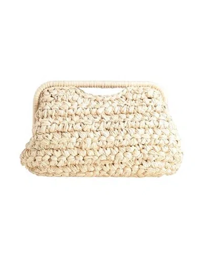 Cult Gaia Woman Handbag Beige Size - Straw