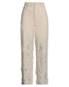 Cult Gaia Woman Pants Beige Size 26 Cotton